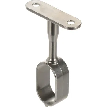 Věšák Interex Středový držák pro oválnou věšákovou tyč / Chrom