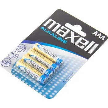 Baterie Maxell Alkaline LR03 (AAA), 4ks, blistr