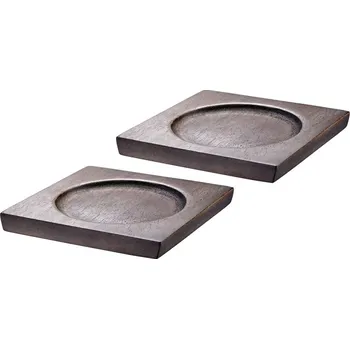 Sklenice Tácek pod sklenice MIRA, velký, 2 kusy - GEFU Podložky pod sklenice a mlýnky MIRA velké 2 ks - GEFU