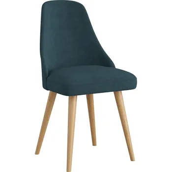 Jídelní židlička Čalouněná jídelní židle Bresso - modrozelená