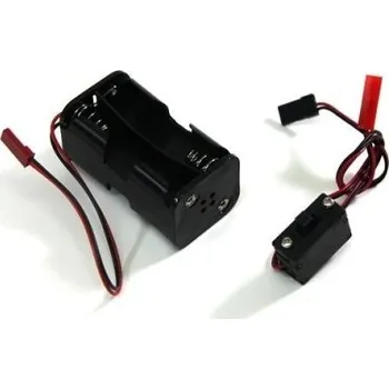 RC náhradní díl Pouzdro na 4x AA baterie včetně vypínače