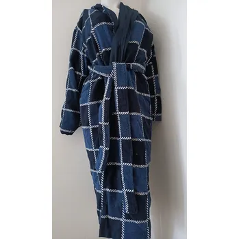 Dámský župan AKCE - Pánský dlouhý župan dvojitý London modrý - Vestis XL