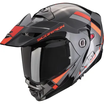 Helma na motorku SCORPION přilba ADX-2 Galane silver/black/red - L