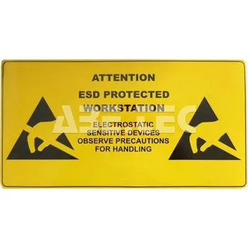 ESD Označení EPA - PVC samolepka 420 x 220 mm, anglický text - 101002844