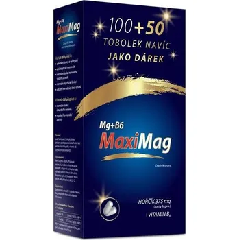 NP Pharma Zdrovit Maximag Hořčík 375 mg + B6, 150 tob. dárkové balení