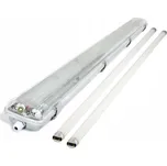 Prachotěsné svítidlo 120cm + 2x LED trubice 18W 4000K