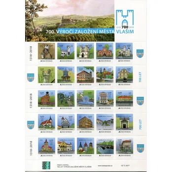 Poštovní známka Česká pošta (2018) TL 0077 VZ - Česká republika - Vlašim