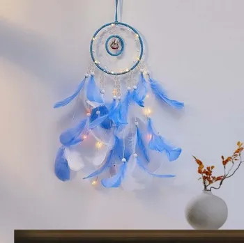 Lapač snů Lapač snů - Svítící - Modrobílý