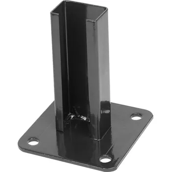 Plotový sloupek Kotvící patka EUROSTANDARD RAL7016 pro sloupek, antracit, 60x40mm