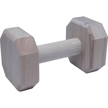 tréninková pomůcka pro psa BAFPET Aportovací činka dřevěná 1 kg