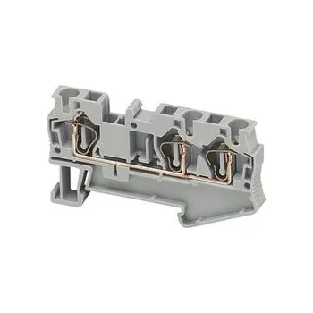 NSYTRR43 Linergy pružinová svorka, 3 body, 4mm2, šedá, Schneider Electric
