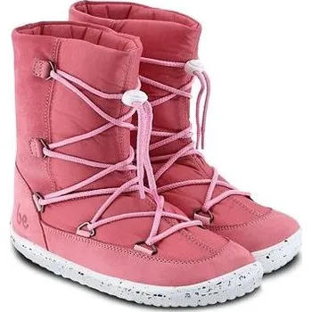 Dívčí zimní obuv Dětské barefoot sněhule Be Lenka Snowfox růžová velikost obuv dětské 25