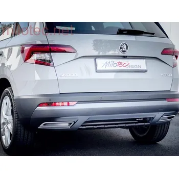 Tuning Dummy - koncovky výfuku, Alu Brush - Škoda Karoq (Škoda Karoq od r.v. 2017)