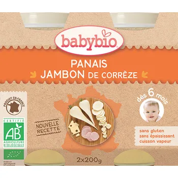 Kojenecká výživa pastinák, šunka a gruyere od 6. měsíce 2x200g