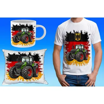 Pánské tričko Fendt 1000 Vario dárkový set 122 (dárkový set s traktorem )