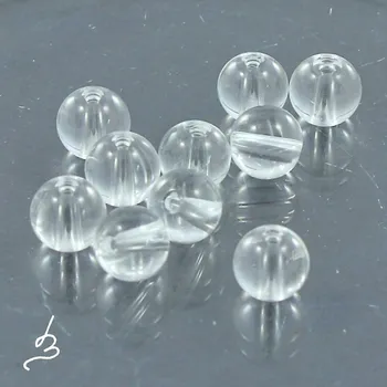 Drahý kámen Kulička křišťálu 6mm - 10 ks