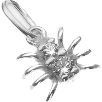 Přívěsek Argento 85691 Stříbrný přívěsek - pavouk, čiré kulaté zirkony