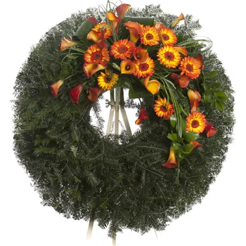 Věnec Smuteční věnec Fantasie kaly