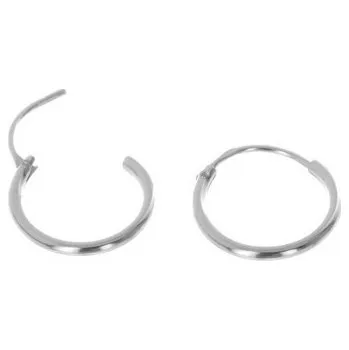 Náušnice Argento 66557 Stříbrné náušnice kroužky - 12 mm průměr