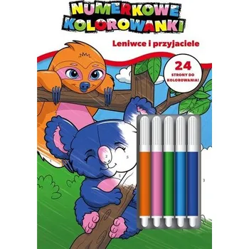 První čtění Koala. Numerkowe kolorowanki. Leniwce i..