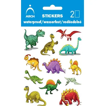 samolepka SAMOLEPKY VODĚODOLNÉ DINOSAUŘI 17X24,5CM