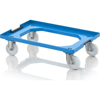 paleta Přepravní vozík Kompakt s propojovacím systémem a polyamidovými koly 61,6 x 41,6 x 17,2 cm - Nebeská modrá - Nebeská modrá - materiál: ABS - RO V 64 PA BO-5015