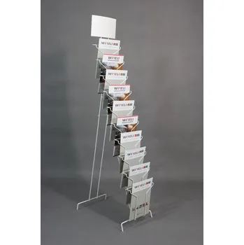 Drátěné-stojany.cz Stojan na 10ks široká kapsa Y s logem