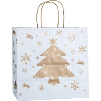 Dárková taška Papírová taška VÁNOCE 25x11x24cm 1ks