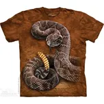 Pánské batikované triko The Mountain - Rattlesnake - hnědé Velikost: S 10-3998-16523