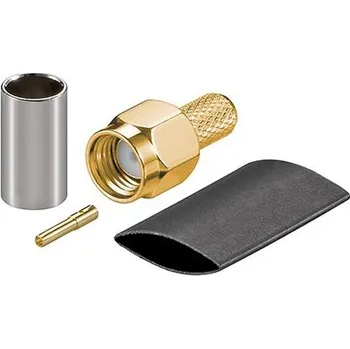 Anténní konektor goobay RP-SMA(M) konektor krimpovací na kabel RG58 (51697) - 12.92.5301