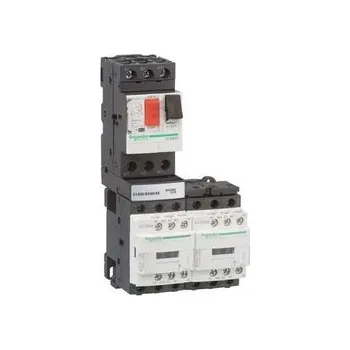Stykač GV2DM204B7 Kombinovaný reverzační spouštěč, TeSys GV2-DM, 0,4...0,63A, 24 V AC, Schneider Electric