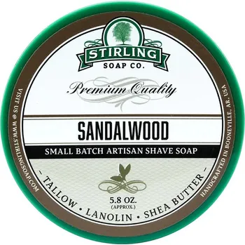 Péče o vousy Mýdlo na holení STIRLING Shave soap Sandalwood 170 ml