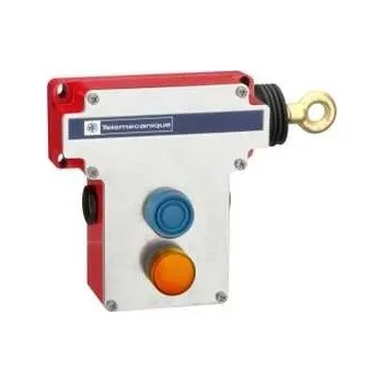 vypínač a zásuvka XY2CE1A297 Spínač nouz.zastav.ovl.lankem XY2CE-strana RH-2V+2Z-signálka 230V-kryté tlačítko, Schneider Electric