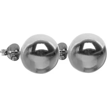 Náušnice Argento 64243 Stříbrné náušnice - kulky, průměr 8 mm