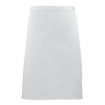 Kuchyňská zástěra Zástěra krátká - 70 x 50 cm - Barva Bílá