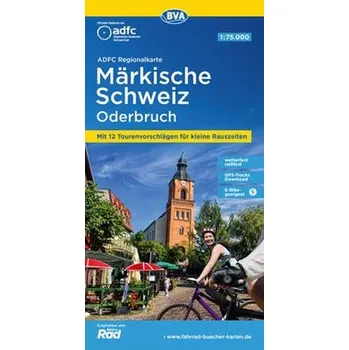 ADFC-Regionalkarte Märkische Schweiz Oderbruch,1:75.000, reiß- und wetterfest, GPS-Tracks Download - Allgemeiner Deutscher Fahrrad-Club e.V. (ADFC)