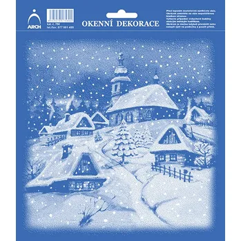 Okenní dekorace Okenní dekorace CHALOUPKY 20 x 23 ,5 cm