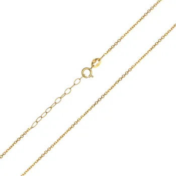 Řetízek Argento 1A003 Zlatý řetízek - vzor Rolo, regulovatelná délka, tloušťka 1,1 mm