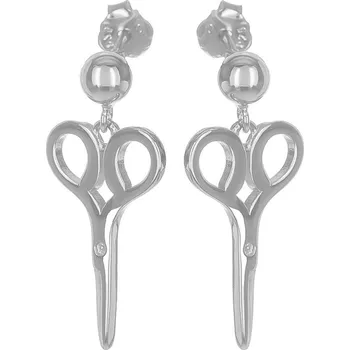 Náušnice Argento 67144 Stříbrné náušnice - nůžky