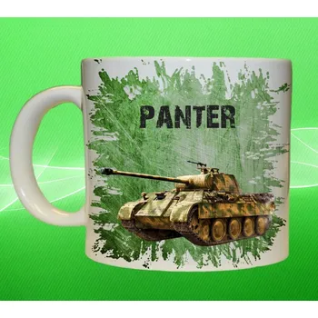 hrnek s tankem Panter I 550ml (army hrnek vojenský hrneček)