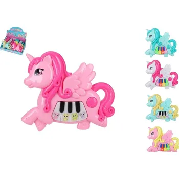 Hudební nástroj pro děti Wiky Pianko jednorožec 18x15cm