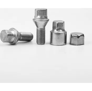 Šroubek na kolo Zajišťovací šrouby SICURIT M14x1,5x30mm, kužel, klíč 17 (Pojistné šrouby SICURIT)