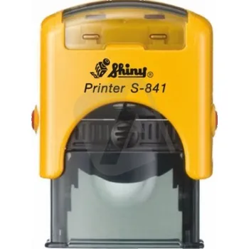 Razítko Shiny Razítko S-841 New Printer line, žlutý strojek