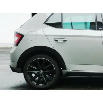 Tuning Lemy blatníků, černý lesklý "klavírlak" - Škoda Fabia III. Combi (Lemy blatníků - Škoda Fabia III. Combi)