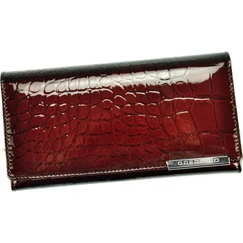 Peněženka Lesklá tmavěhnědá kožená peněženka Gregorio BC-106