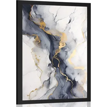 Plakát Dovido Plakát šedý mramor