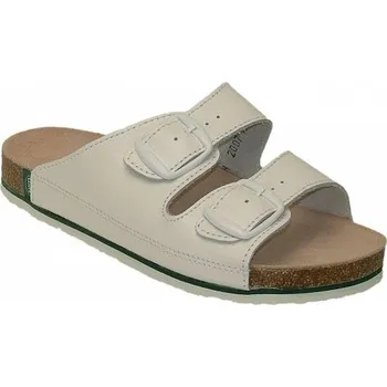 Pánská zdravotní obuv Pánské pantofle Santé, bílé N/26/10/H