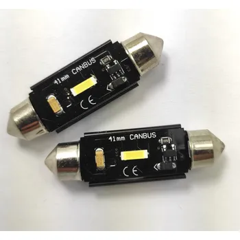 Autožárovka CANBUS sufitka bílá, 3xCSP čip, 41mm, 1ks (CANBUS LED sufitka bílá)