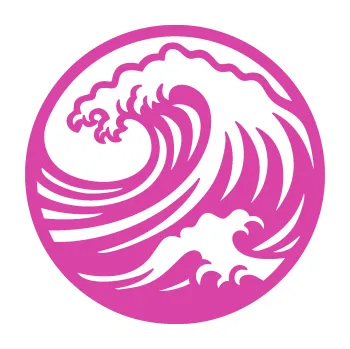 Samolepící dekorace Krajina moře 002 levá motiv vlny (16 - růžová) SAMOLEPKA NA AUTO, NÁLEPKA, FÓLIE, POLEP, TUNING, VLASTNÍ TEXT, TISK, AUTOSAMOLEPKY.cz, POLEPY, OBRÁZEK, LOGO, 3D STICKERS