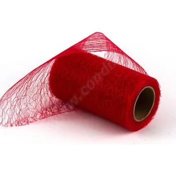 Stuha Stuha Fibre 12 cm x 9.1 m - červená Množství: 9.1 m